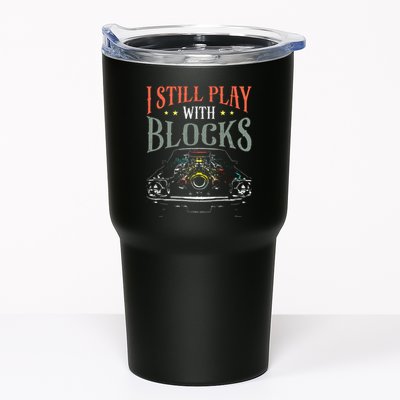 I Still Play With Blocks Vintage Car Engine Block Mechanic Tumbler