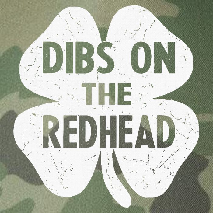 Irish St Patricks Day Shamrock Dibs On The Redhead Legacy Tie Dye Trucker Hat