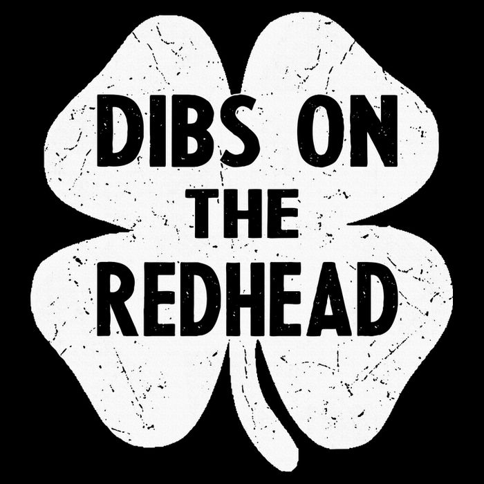 Irish St Patricks Day Shamrock Dibs On The Redhead Performance Shirt