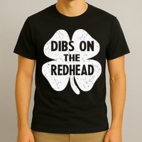 Irish St Patricks Day Shamrock Dibs On The Redhead T-Shirt