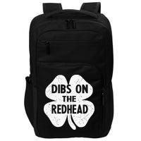 Irish St Patricks Day Shamrock Dibs On The Redhead Impact Tech Backpack