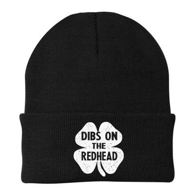 Irish St Patricks Day Shamrock Dibs On The Redhead Beanie