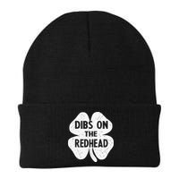Irish St Patricks Day Shamrock Dibs On The Redhead Beanie