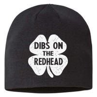 Irish St Patricks Day Shamrock Dibs On The Redhead Sustainable Beanie