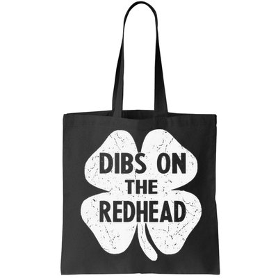 Irish St Patricks Day Shamrock Dibs On The Redhead Bag