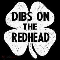 Irish St Patricks Day Shamrock Dibs On The Redhead Sustainable Knit Beanie