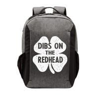 Irish St Patricks Day Shamrock Dibs On The Redhead Vector Backpack