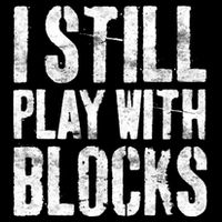 I Still Play With Blocks Mechanic Drawstring Bag