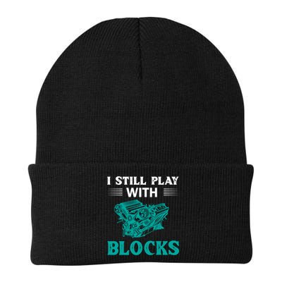 I Still Play With Blocks Gift Knit Cap Winter Beanie