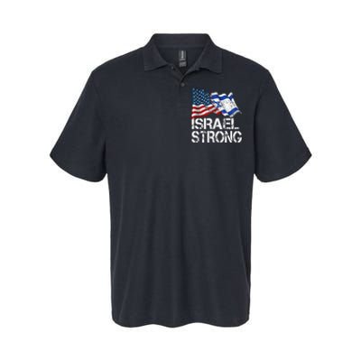 Israel Strong Pray For Israel Us Israel Flag Softstyle Adult Sport Polo