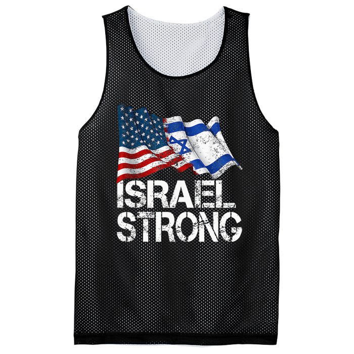 Israel Strong Pray For Israel Us Israel Flag Mesh Reversible Basketball Jersey Tank