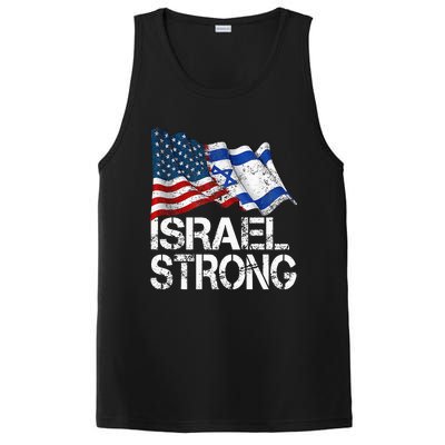 Israel Strong Pray For Israel Us Israel Flag PosiCharge Competitor Tank