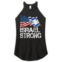 Israel Strong Pray For Israel Us Israel Flag Women's Perfect Tri Rocker Tank