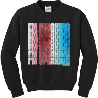 IM Speaking President Candidate The Kamala 2024 Kids Sweatshirt