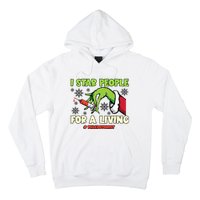 I Stab People For A Living Phlebotomist Christmas Xmas Hoodie