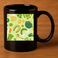 Ireland St Patrick's Day Celebration 11oz C Handle Ceramic Mug