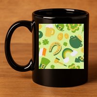 Ireland St Patrick's Day Celebration 11oz C Handle Ceramic Mug
