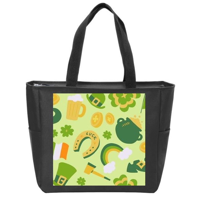 Ireland St Patrick's Day Celebration Zip Tote Bag