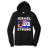 Israel Strong Pray For Israel Us Israel Flag Women's Pullover Hoodie