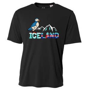 Iceland Stud Puffin Icelandic Bird Nordic Cooling Performance Crew T-Shirt