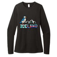 Iceland Stud Puffin Icelandic Bird Nordic Womens CVC Long Sleeve Shirt