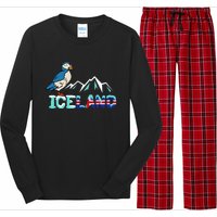 Iceland Stud Puffin Icelandic Bird Nordic Long Sleeve Pajama Set