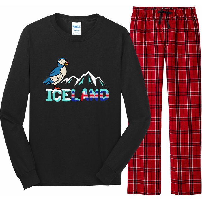 Iceland Stud Puffin Icelandic Bird Nordic Long Sleeve Pajama Set