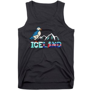 Iceland Stud Puffin Icelandic Bird Nordic Tank Top