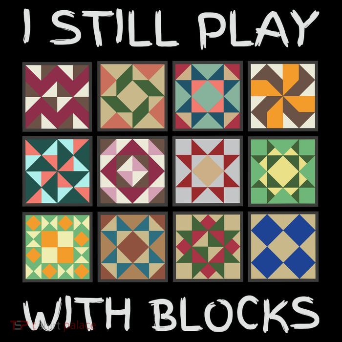 I Still Play With Blocks Button