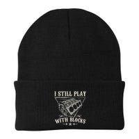 I Still Play With Blocks Car Mechanic Motor Engine Beanie