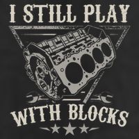I Still Play With Blocks Car Mechanic Motor Engine Beanie