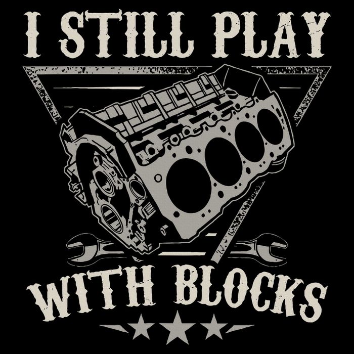 I Still Play With Blocks Car Mechanic Motor Engine Mousepad