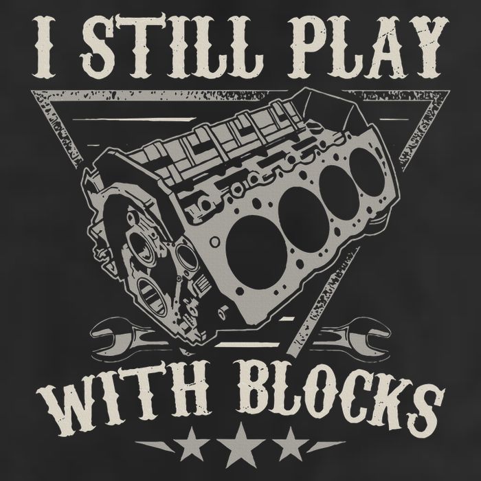 I Still Play With Blocks Car Mechanic Motor Engine 25L Jumbo Tote