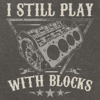 I Still Play With Blocks Car Mechanic Motor Engine Cotton Canvas Backpack