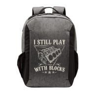 I Still Play With Blocks Car Mechanic Motor Engine Vector Backpack