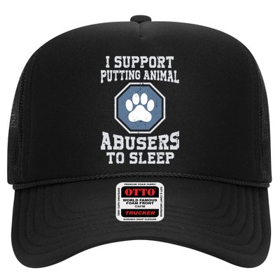 I Support Putting Animal Abusers To Sleep Hat