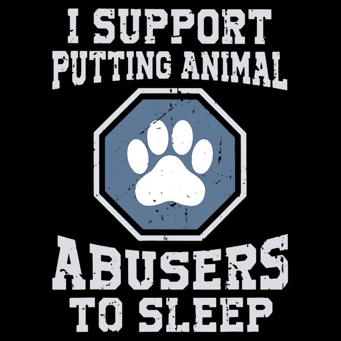 I Support Putting Animal Abusers To Sleep Wool Snapback Cap