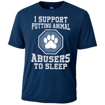 I Support Putting Animal Abusers To Sleep Performance Shirt
