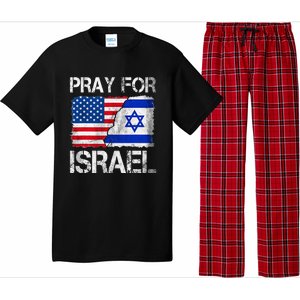 Israel Strong Pray For Israel US Israel Flag Pajama Set