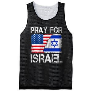 Israel Strong Pray For Israel US Israel Flag Mesh Reversible Basketball Jersey Tank