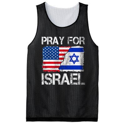 Israel Strong Pray For Israel US Israel Flag Mesh Reversible Basketball Jersey Tank