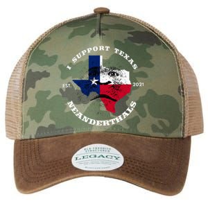 I Support Proud Texas Neanderthals Legacy Tie Dye Trucker Hat