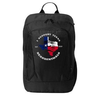 I Support Proud Texas Neanderthals City Backpack