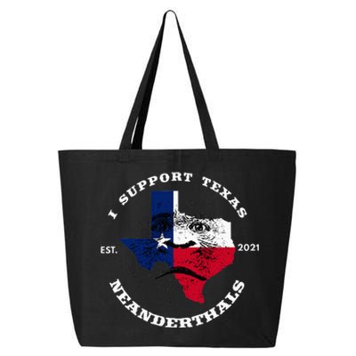 I Support Proud Texas Neanderthals 25L Jumbo Tote