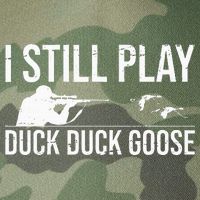 I Still Play Duck Duck Goose Funny Duck Hunting Gift Legacy Tie Dye Trucker Hat