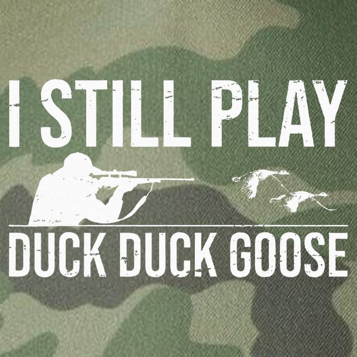 I Still Play Duck Duck Goose Funny Duck Hunting Gift Legacy Tie Dye Trucker Hat