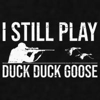 I Still Play Duck Duck Goose Funny Duck Hunting Gift Ladies PosiCharge Tri-Blend Wicking Tank