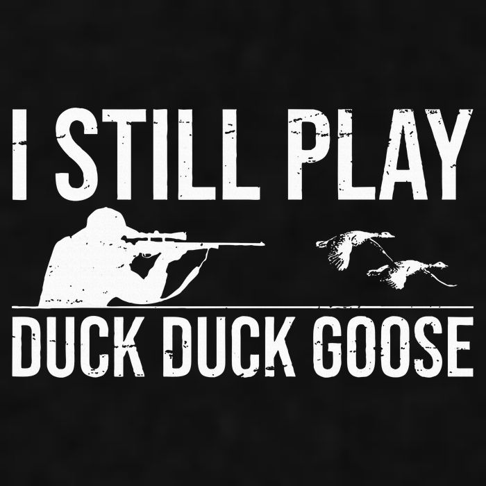 I Still Play Duck Duck Goose Funny Duck Hunting Gift Ladies PosiCharge Tri-Blend Wicking Tank