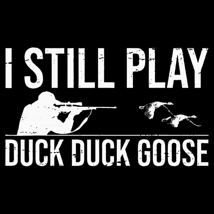 I Still Play Duck Duck Goose Funny Duck Hunting Gift 7-Panel Snapback Hat