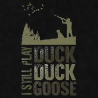 I Still Play Duck Goose Duck Hunter Hunting Ladies PosiCharge Tri-Blend Wicking Tank
